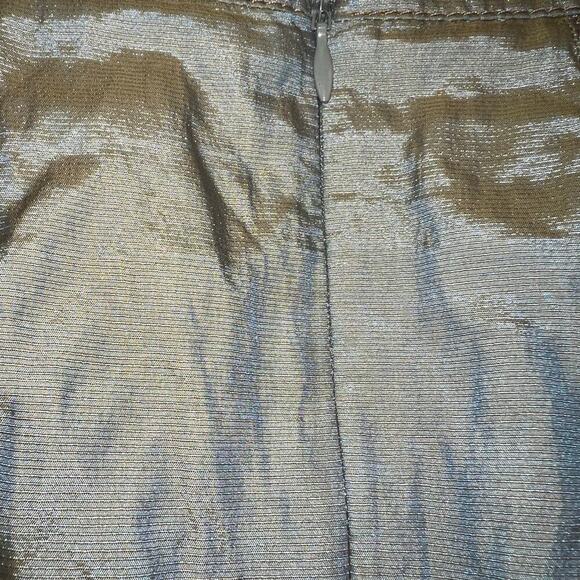 Taifun Collection Iridescent Taffeta Midi A-Line Skirt Sage-Olive Green Size XL - Picture 9 of 12